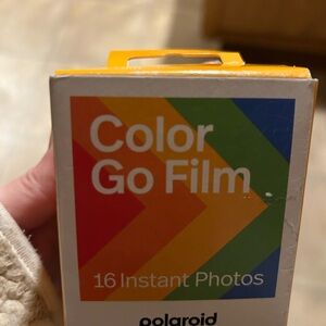 Brand New Polaroid Color Go Film with Rainbow Design